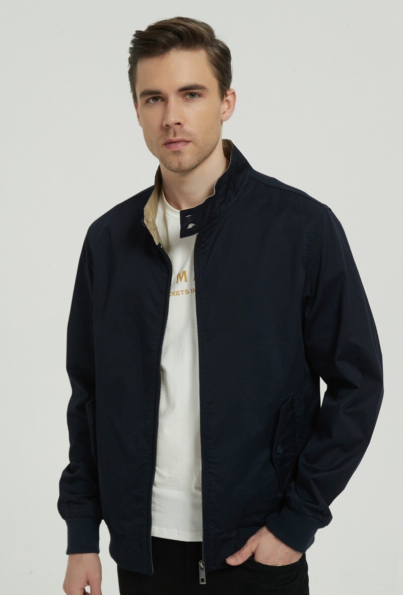 Grossiste KYMAXX - Veste coton droite déperlante