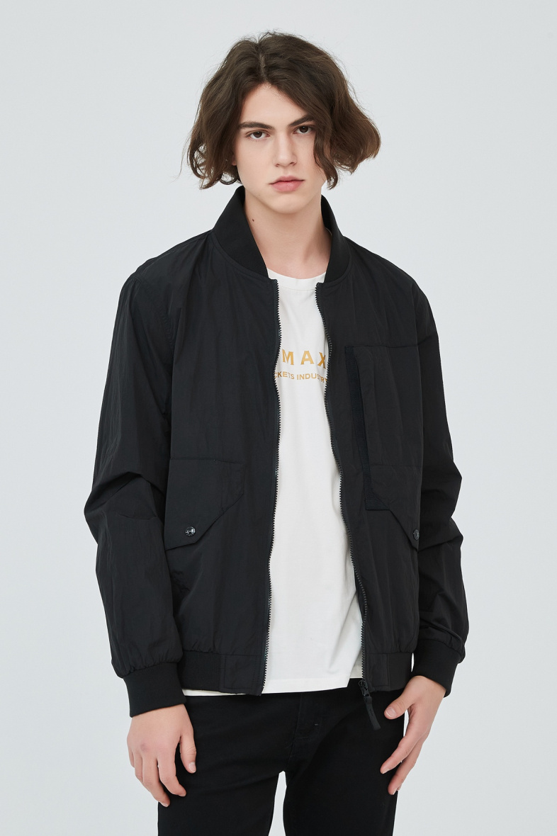 Wholesaler KYMAXX - Short jacket with teddy collar and zip fastening