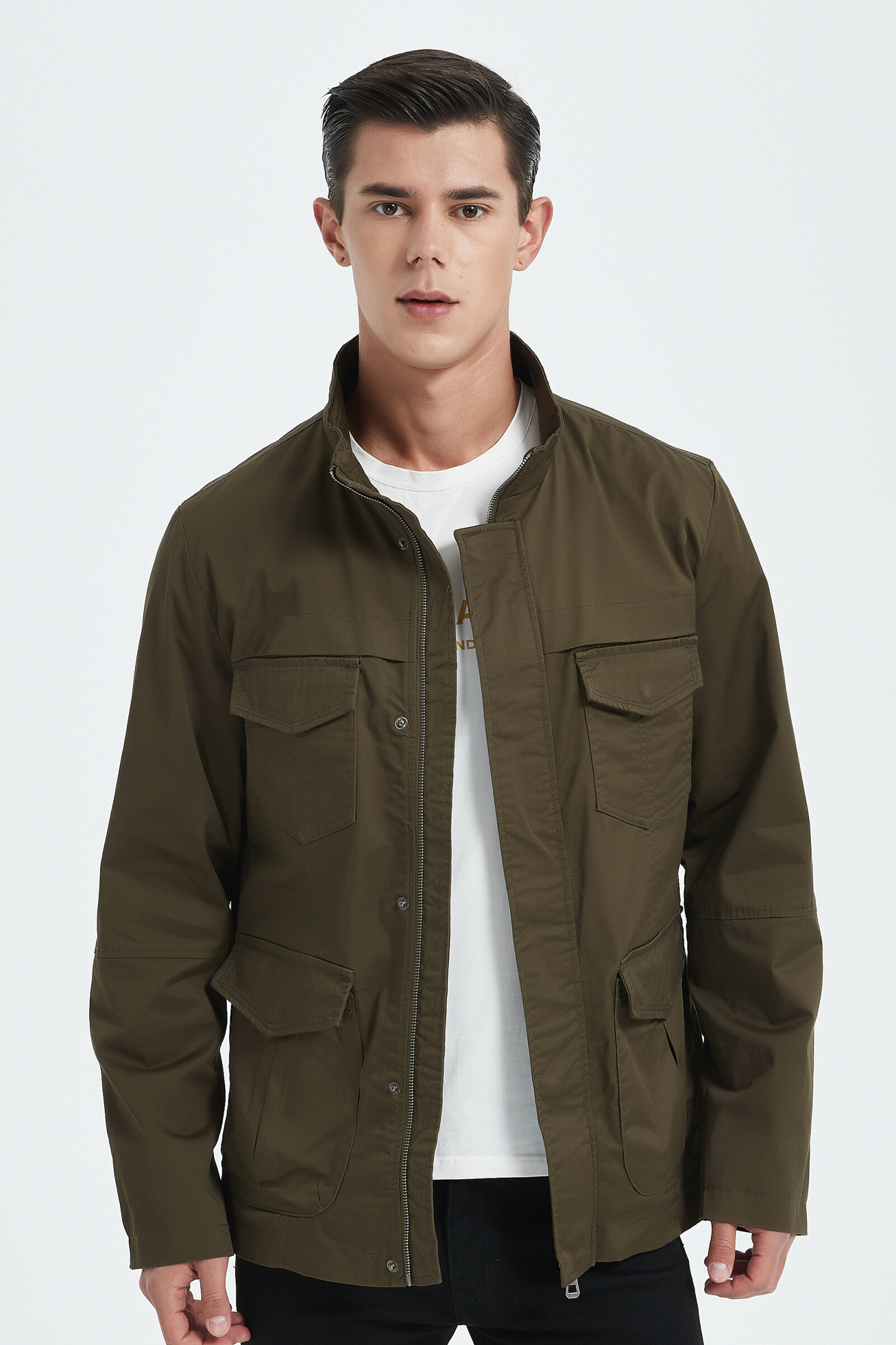 Wholesaler KYMAXX - Cotton semi-long Saharan jacket
