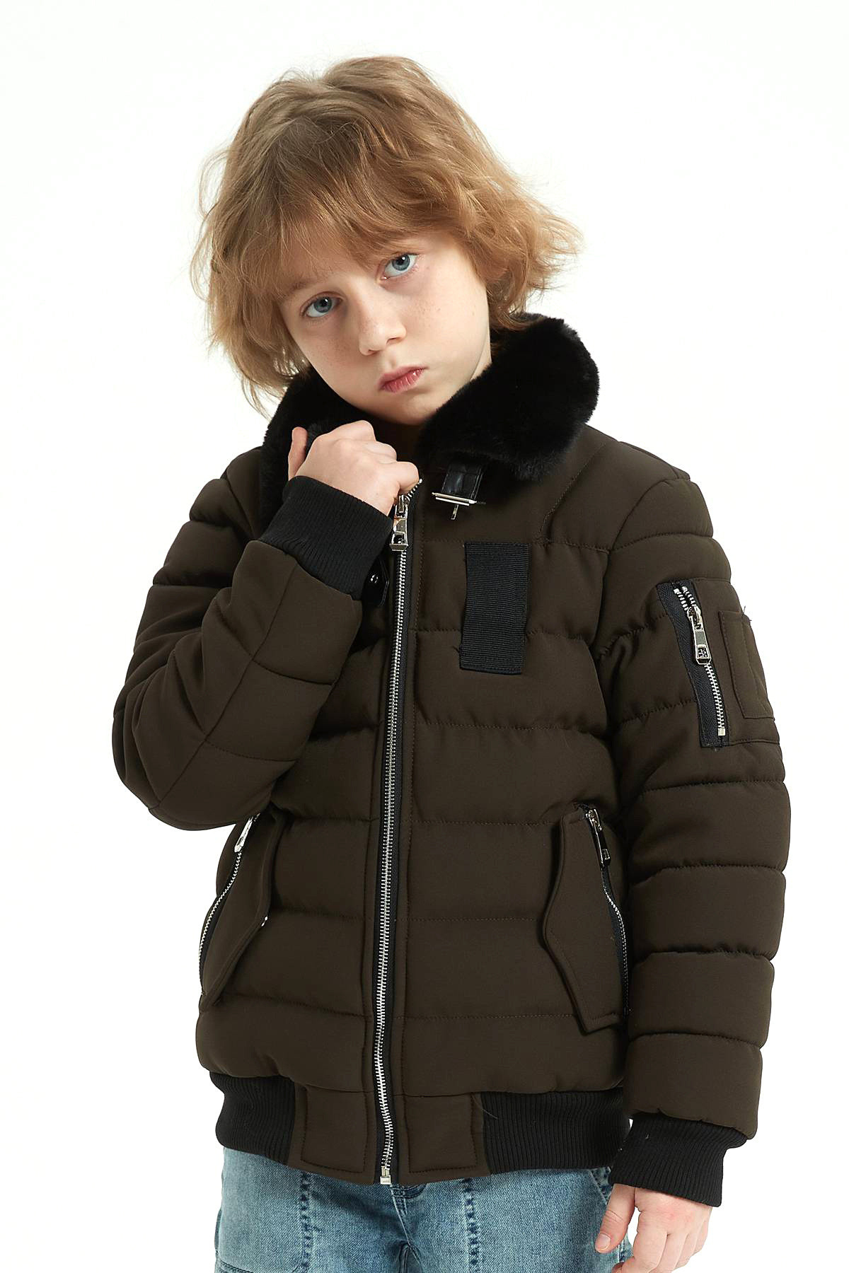 Großhändler KYMAXX - Kinderpufferjacke Colle -Shirt