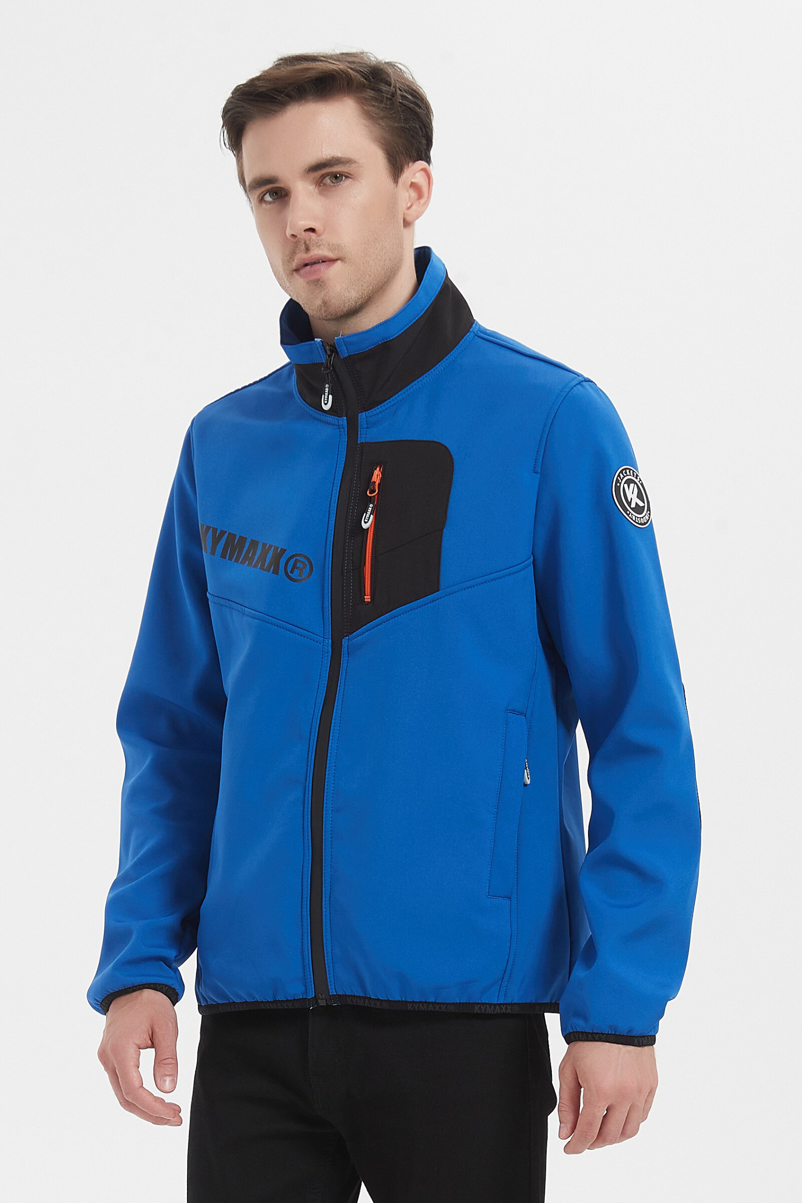 Wholesaler KYMAXX - Modern jacket short cut wide collar shirt
