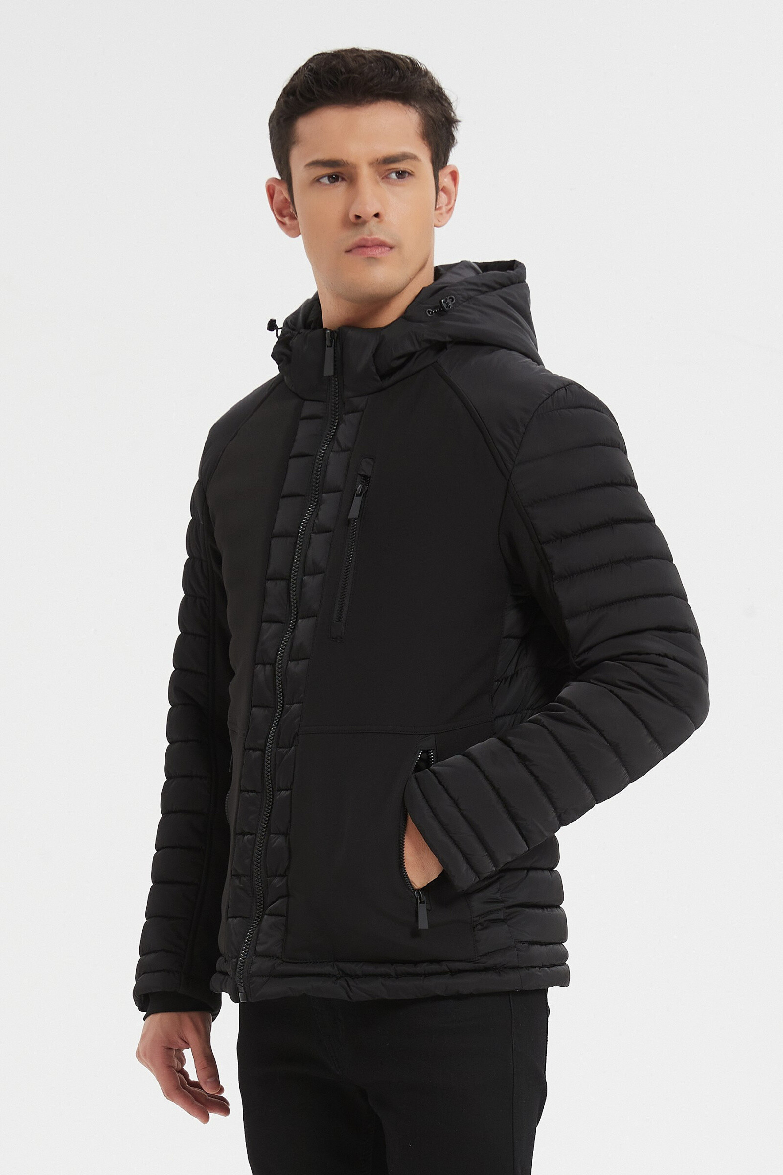 Wholesaler KYMAXX - Mid-season jacket man mattress jacket