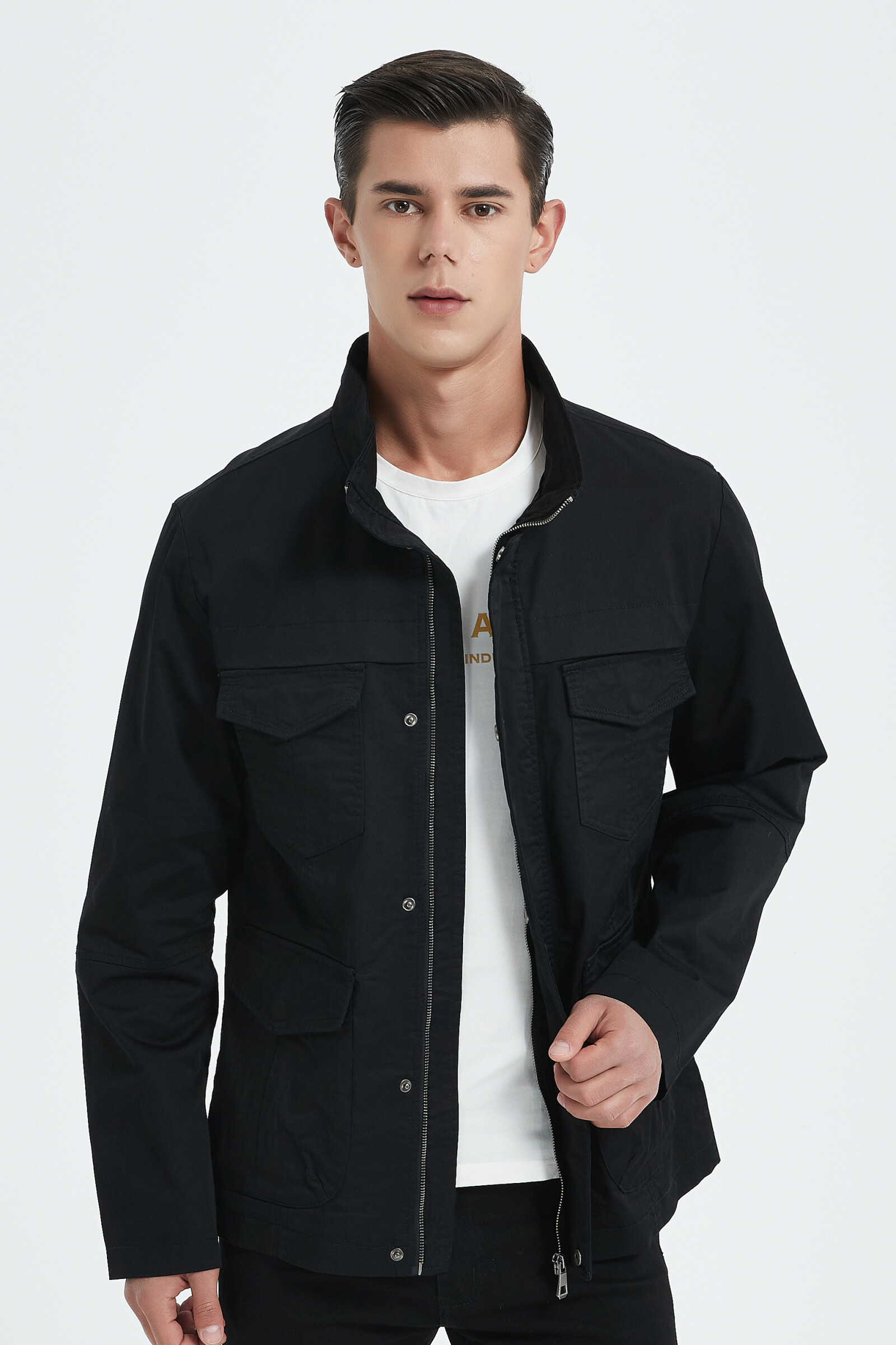 Wholesaler KYMAXX - Cotton semi-long Saharan jacket