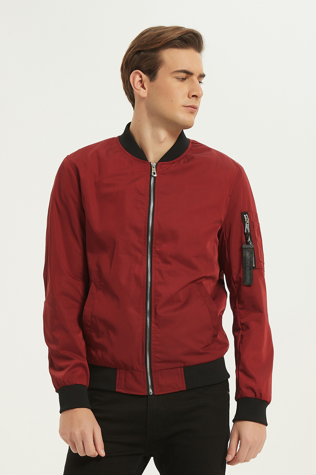 Grossiste KYMAXX - Veste mi-saison homme col teddy