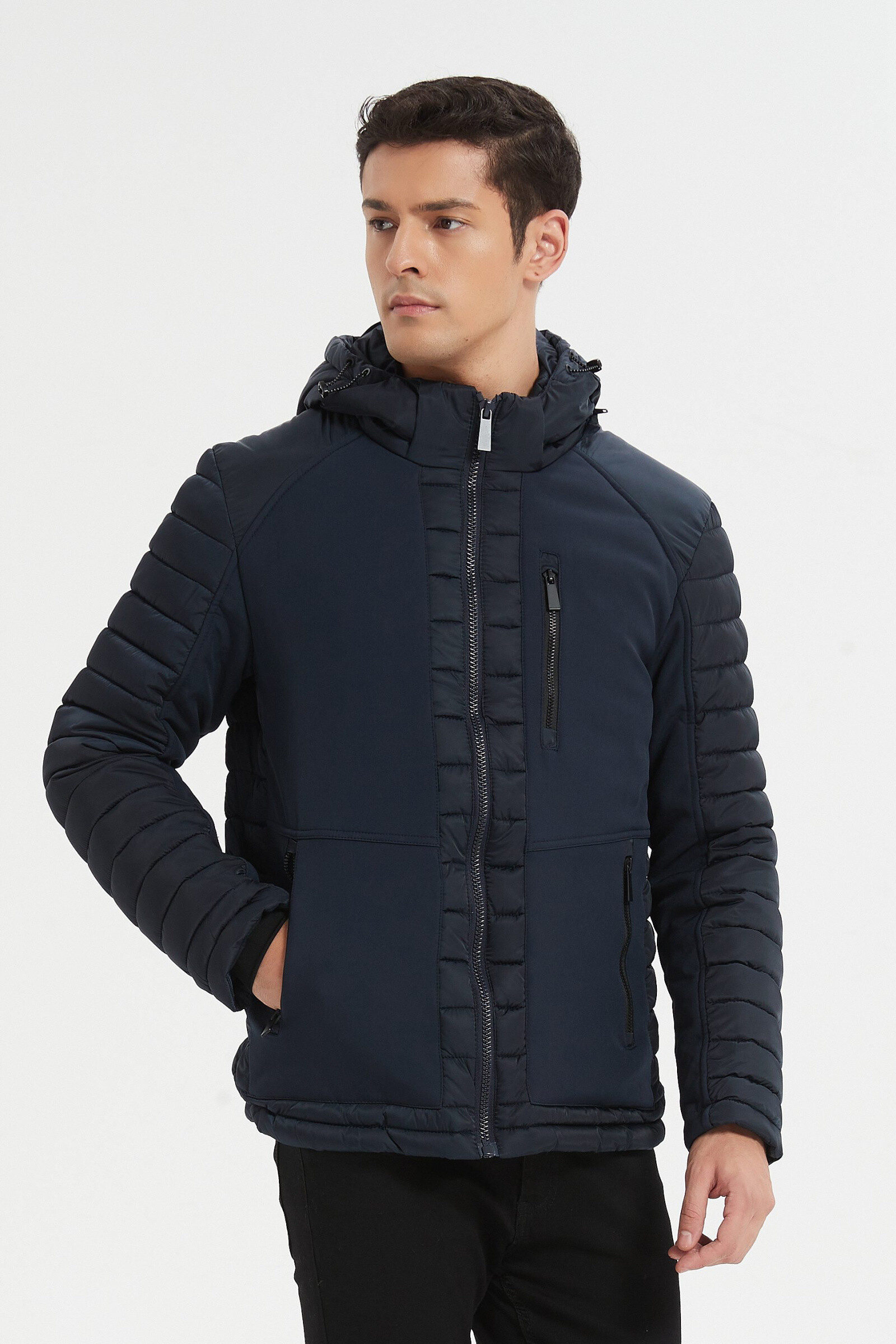 Wholesaler KYMAXX - Mid-season jacket man mattress jacket