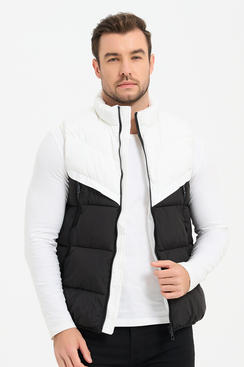 Mayorista KYMAXX - Plumífero acolchado hidrófugo sin mangas con cuello alto