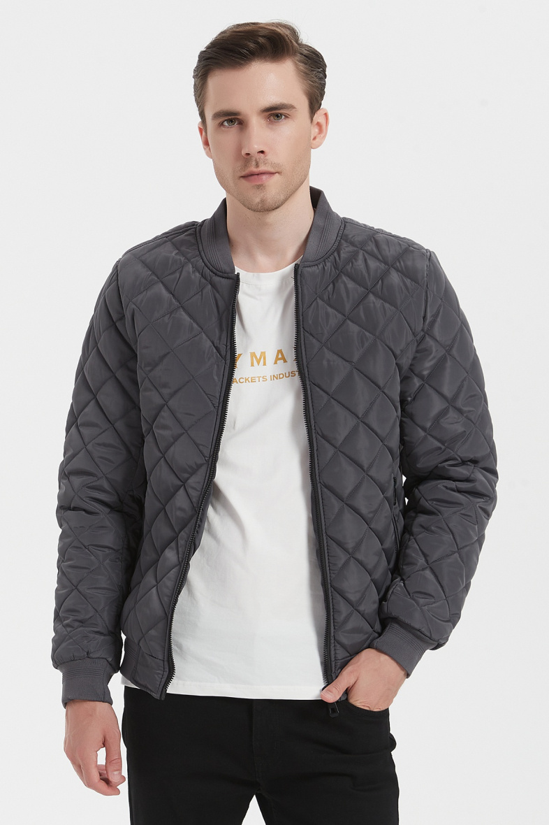 Mayorista KYMAXX - Anorak liso acolchado con cuello peluche