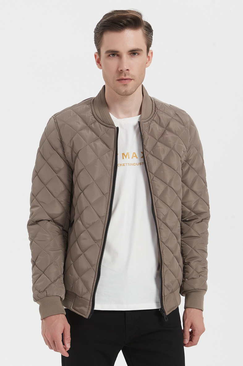 Mayorista KYMAXX - Anorak liso acolchado con cuello peluche