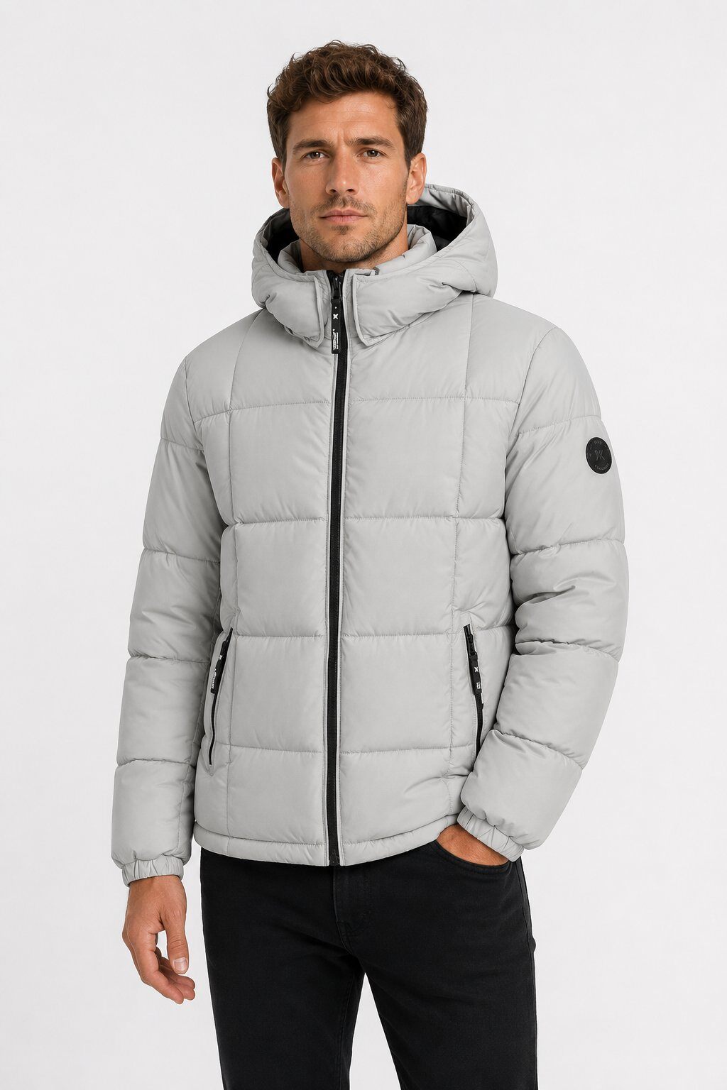 Grossiste KYMAXX - Doudoune matelassée homme