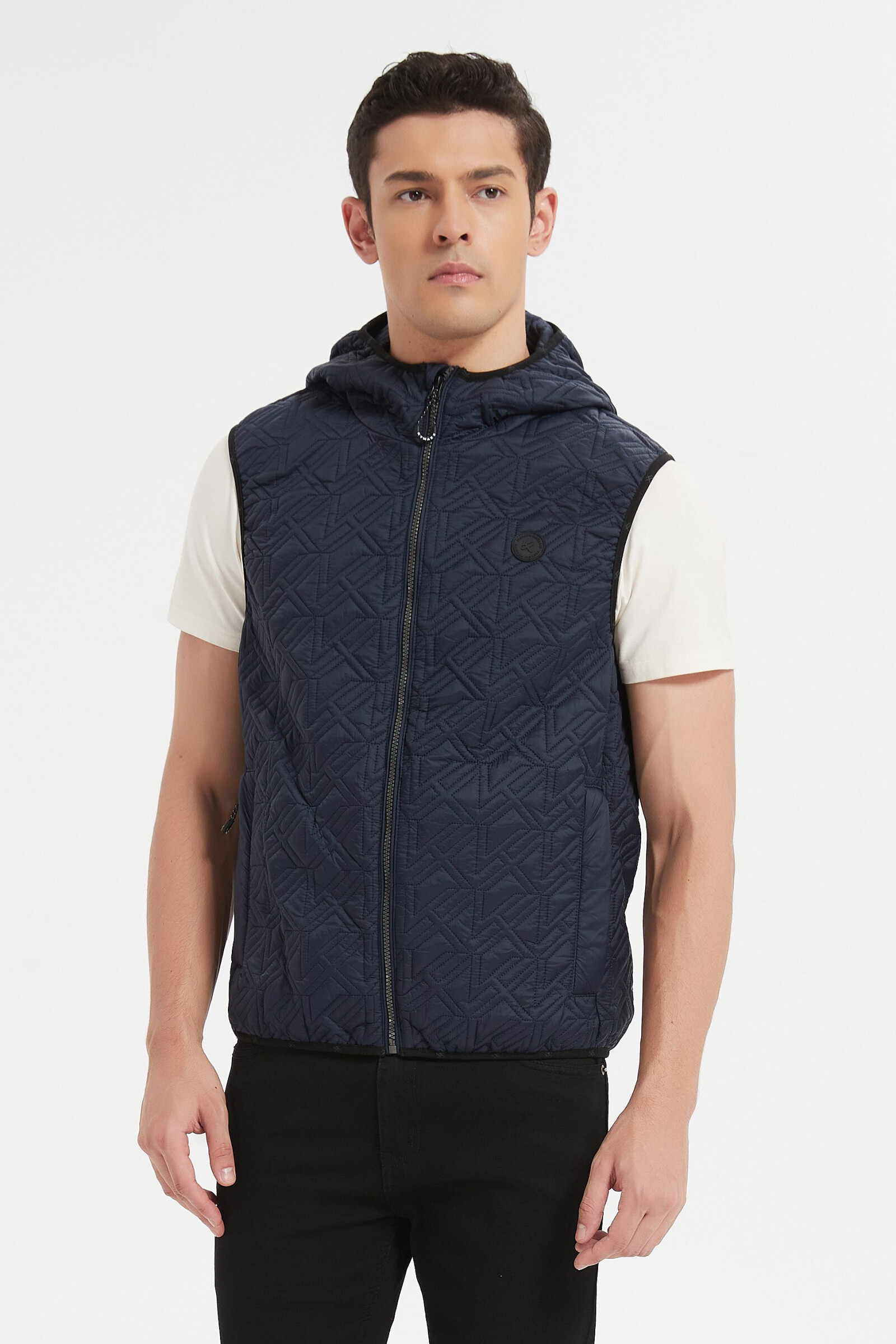 Wholesaler KYMAXX - Mid-season light jacket straight cut.