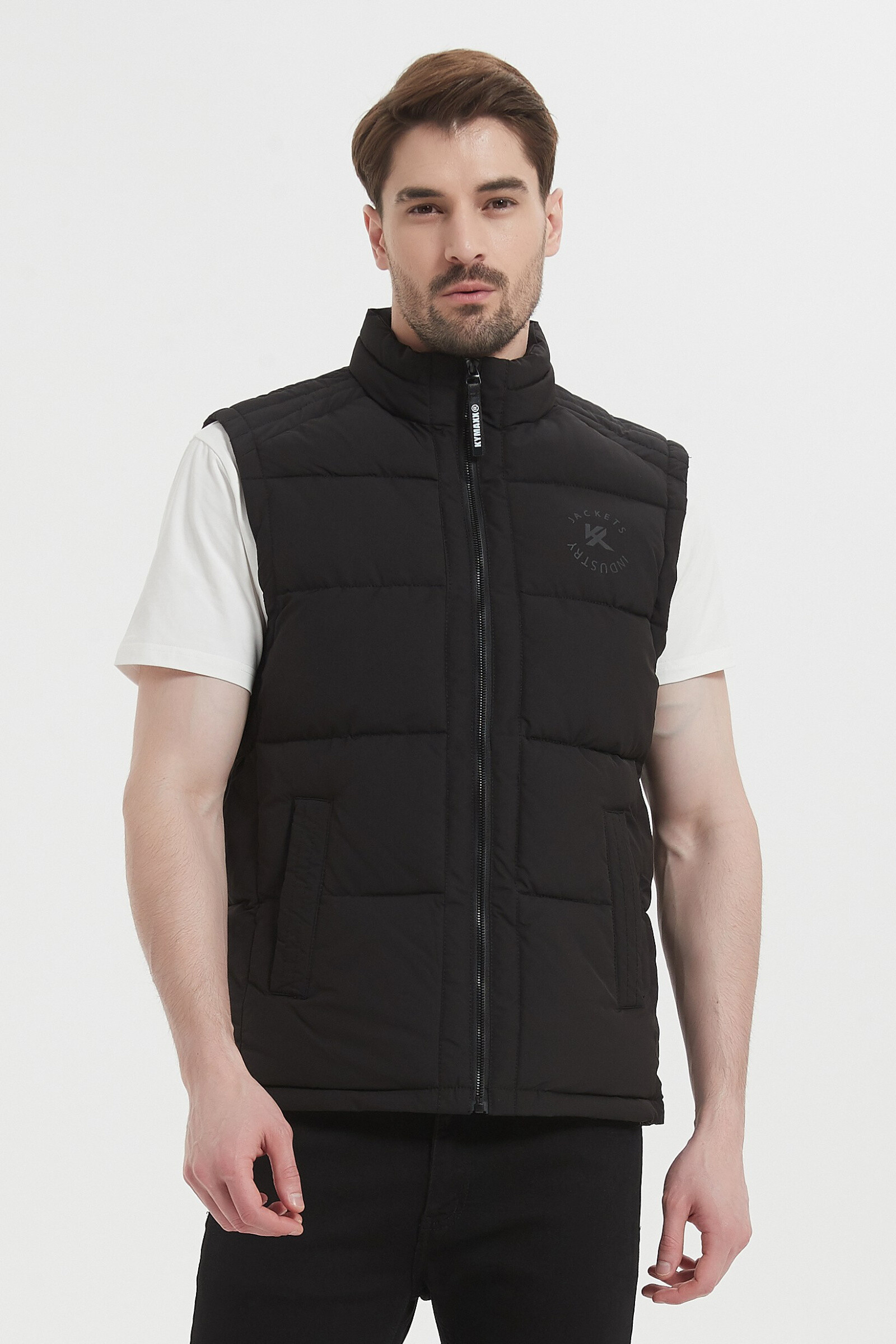Wholesaler KYMAXX - Sleeveless jacket mattress in bands