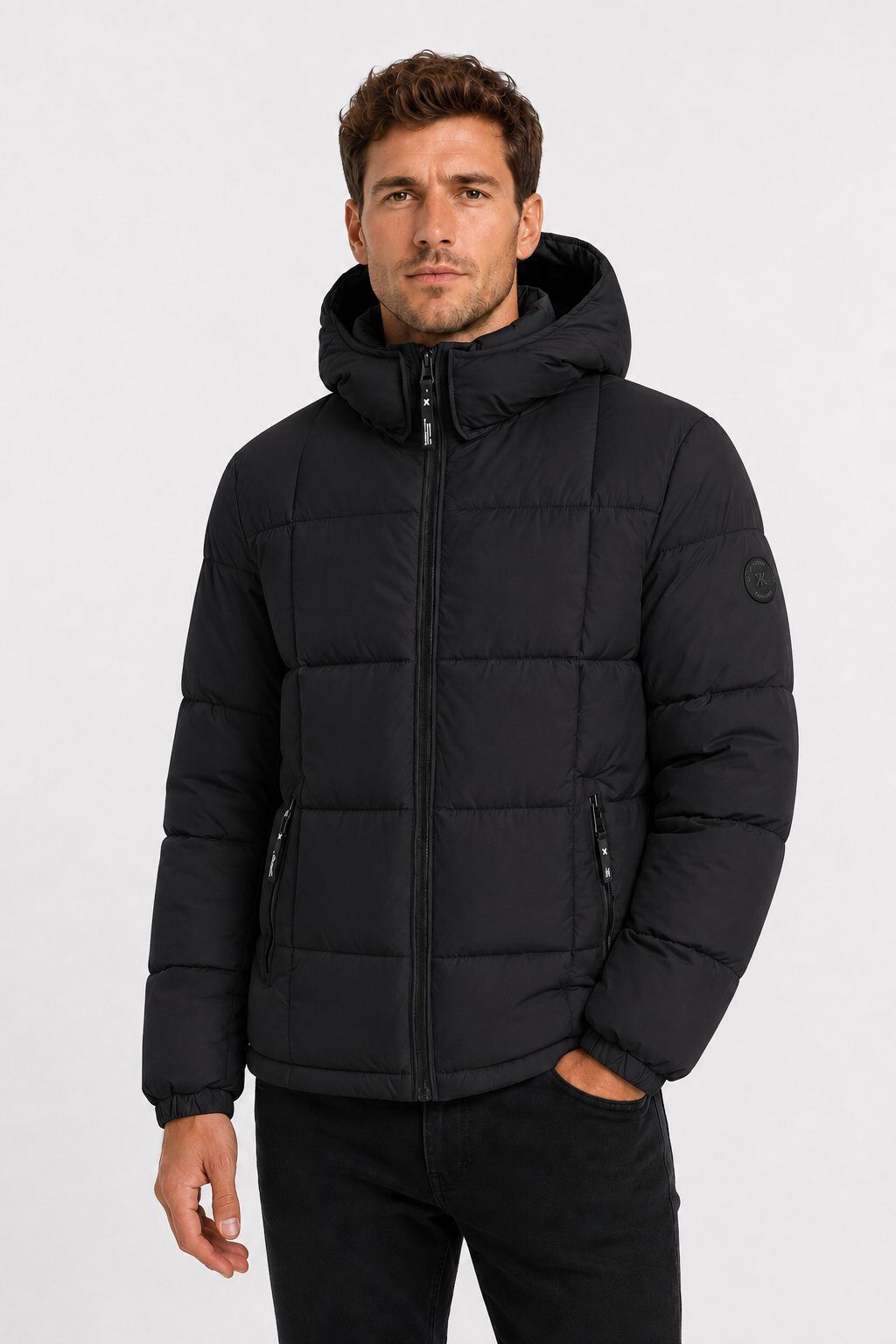 Grossiste KYMAXX - Doudoune matelassée homme