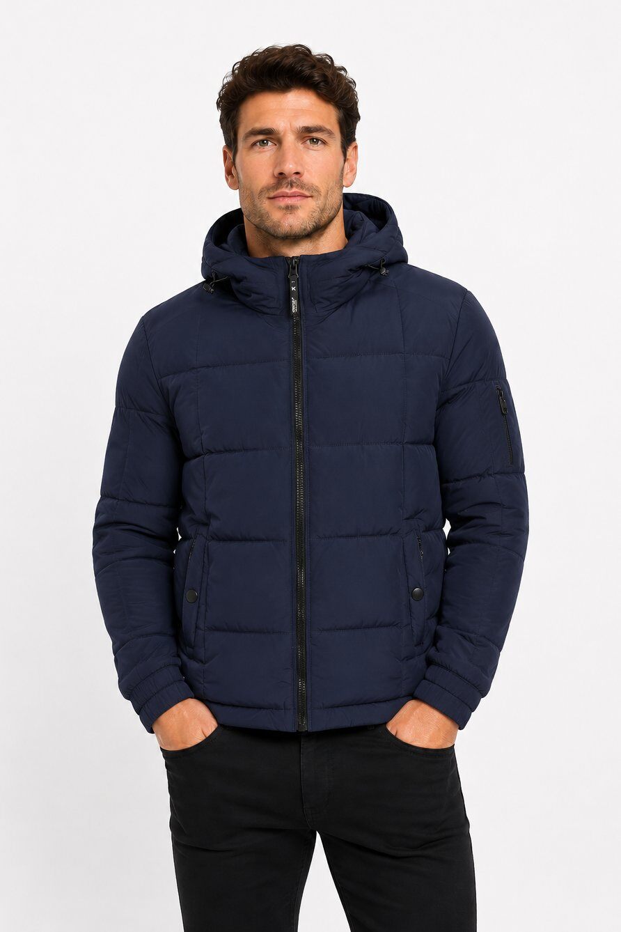 Grossiste KYMAXX - Doudoune matelassée homme
