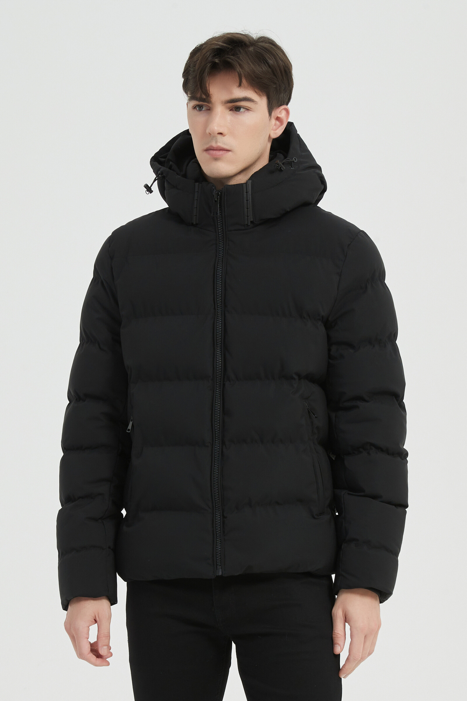 Wholesaler KYMAXX - Men's padded jacket for cold weather protection