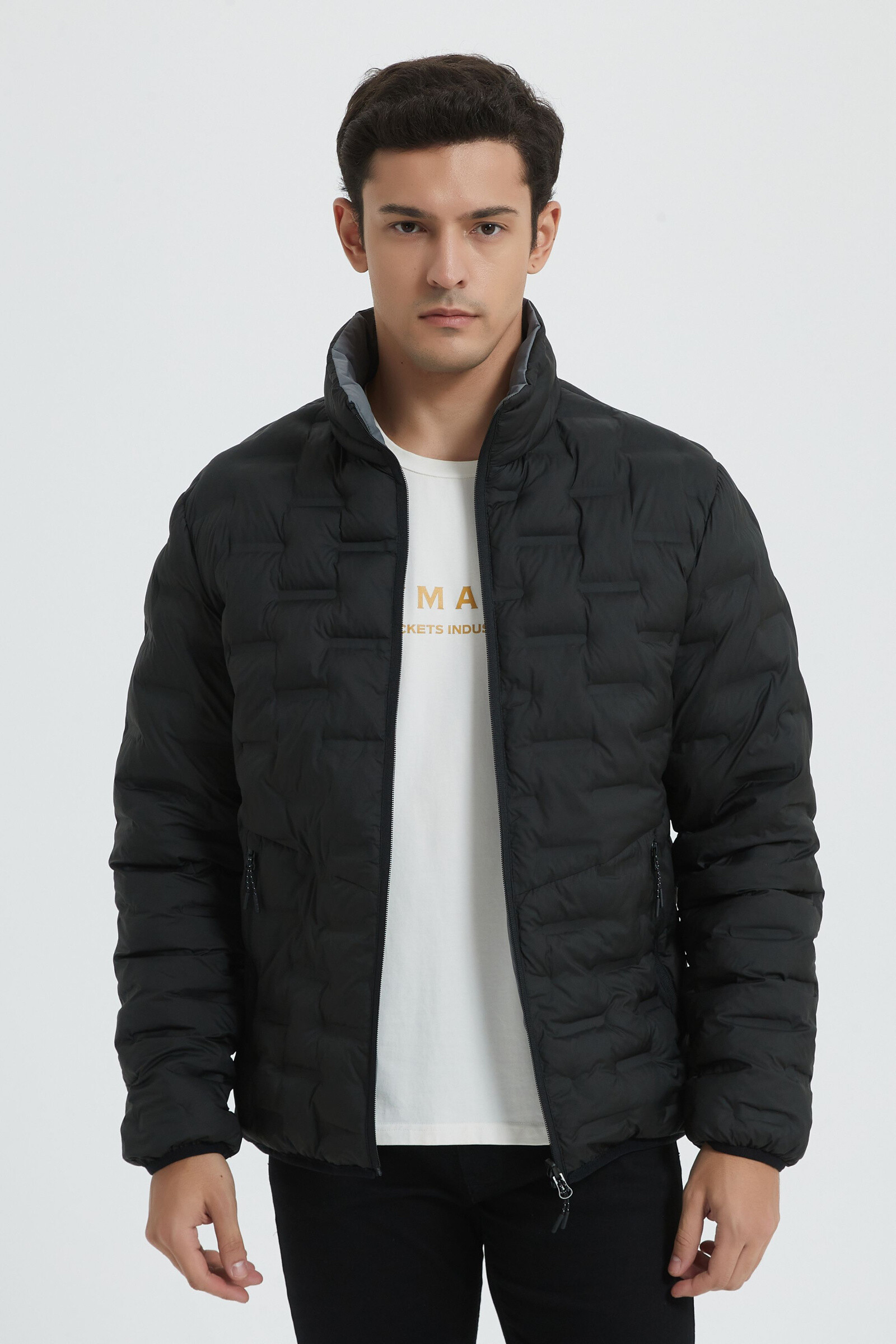 Wholesaler KYMAXX - Reversible jacket simple lining