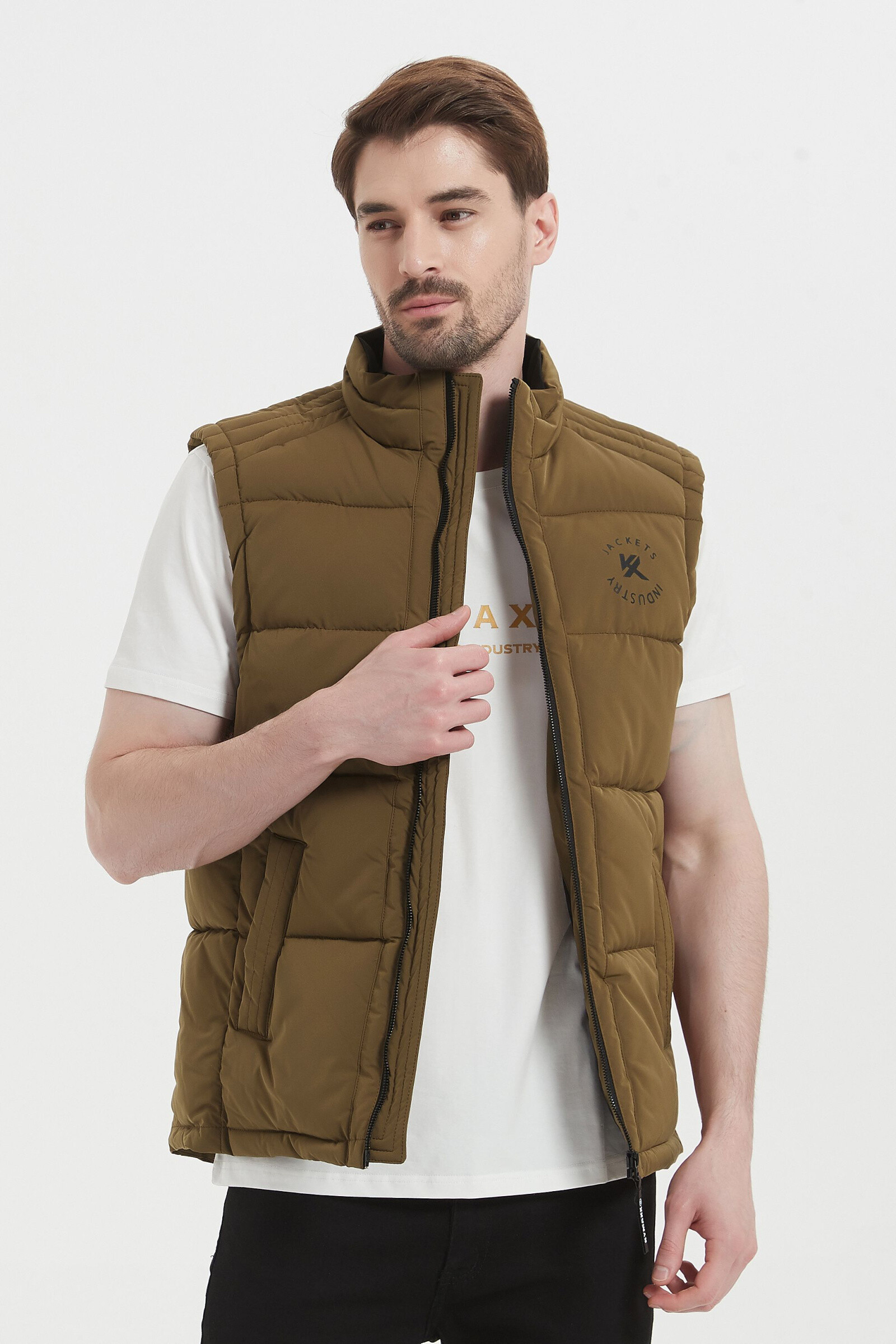 Wholesaler KYMAXX - Sleeveless jacket mattress in bands