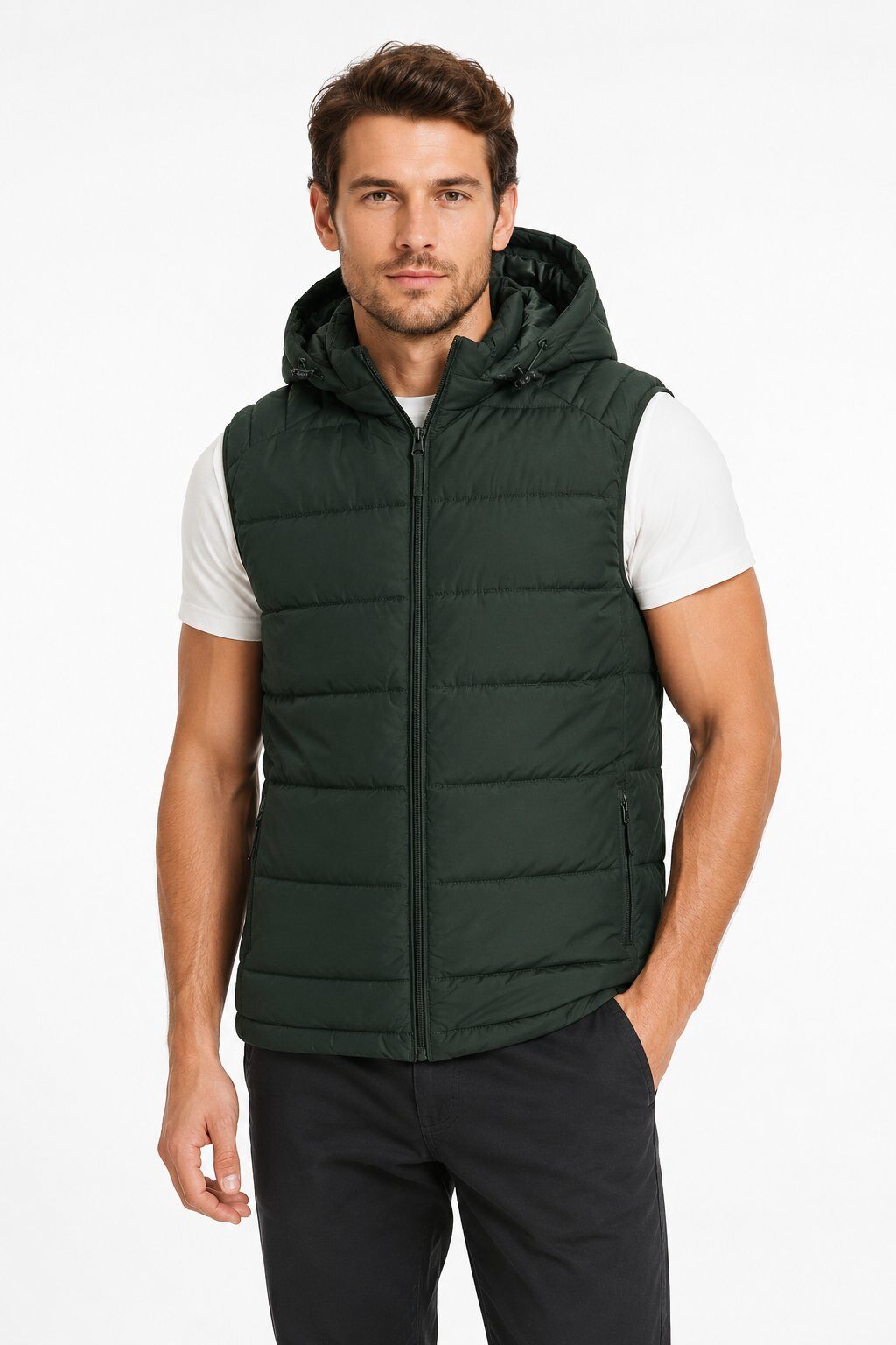 Grossiste KYMAXX - Doudoune sans manches homme