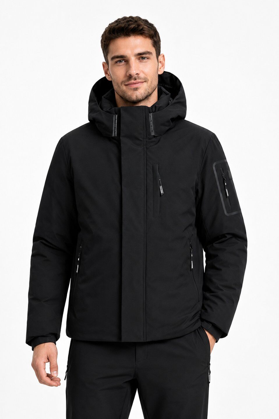 Grossiste KYMAXX - Parka homme à capuche