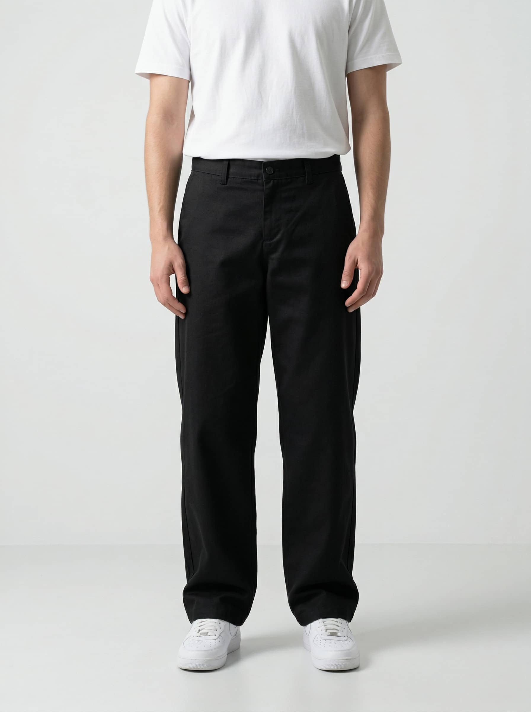 Wholesaler KZR - Wide Straight-Leg Chino Pants