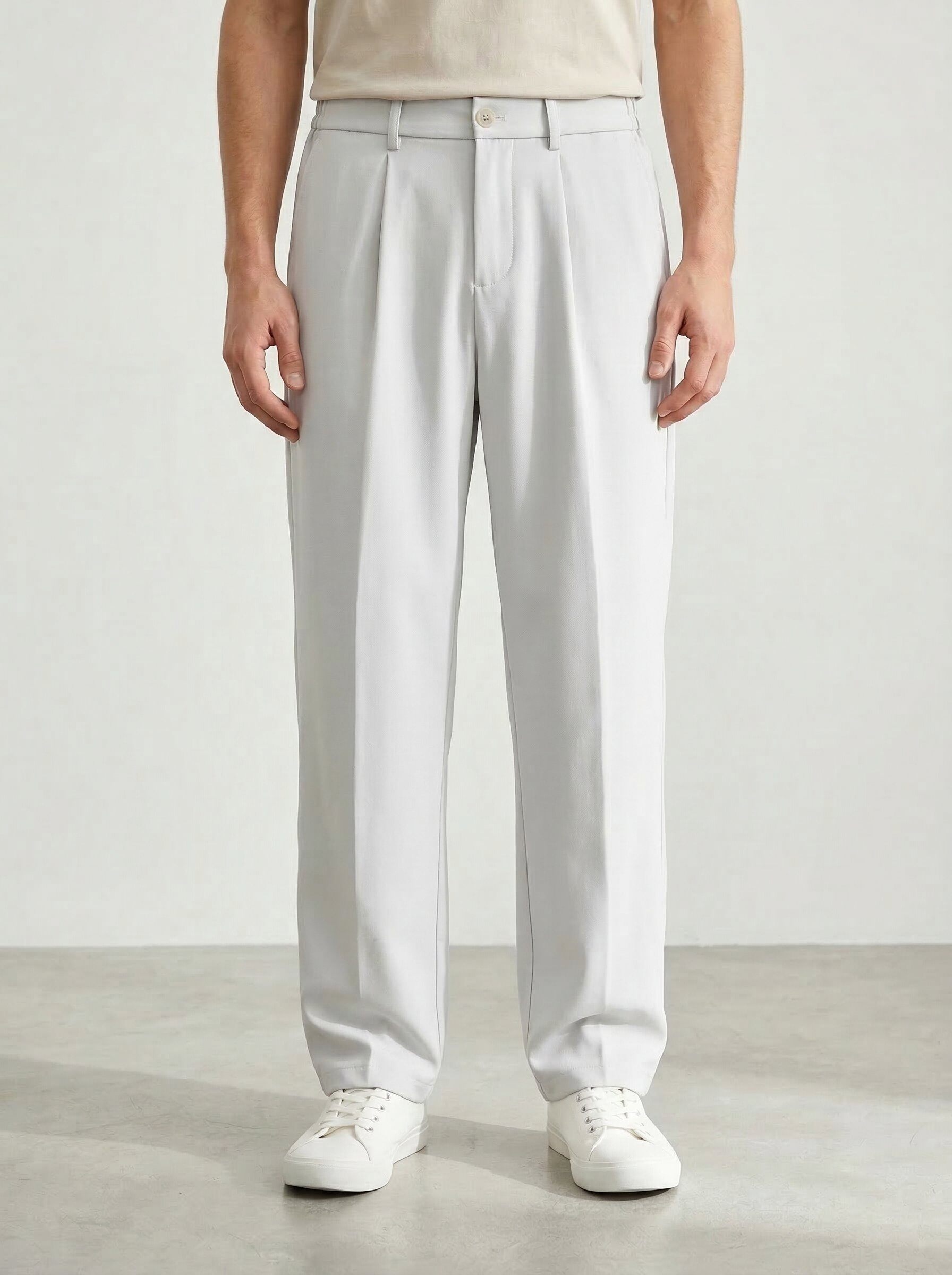 Großhändler KZR - Klassische Hose mit regulärer Passform