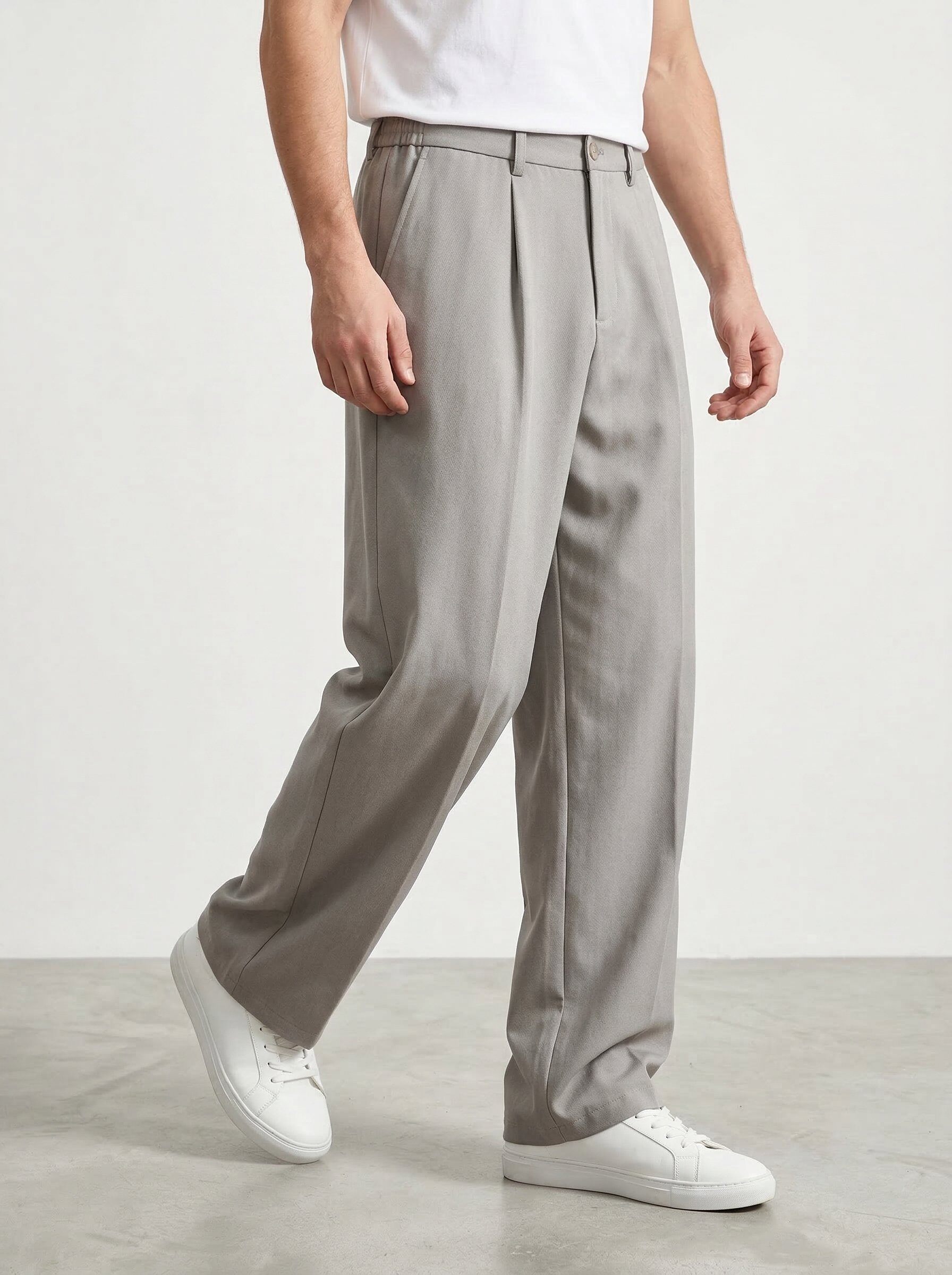 Großhändler KZR - Klassische Hose mit regulärer Passform