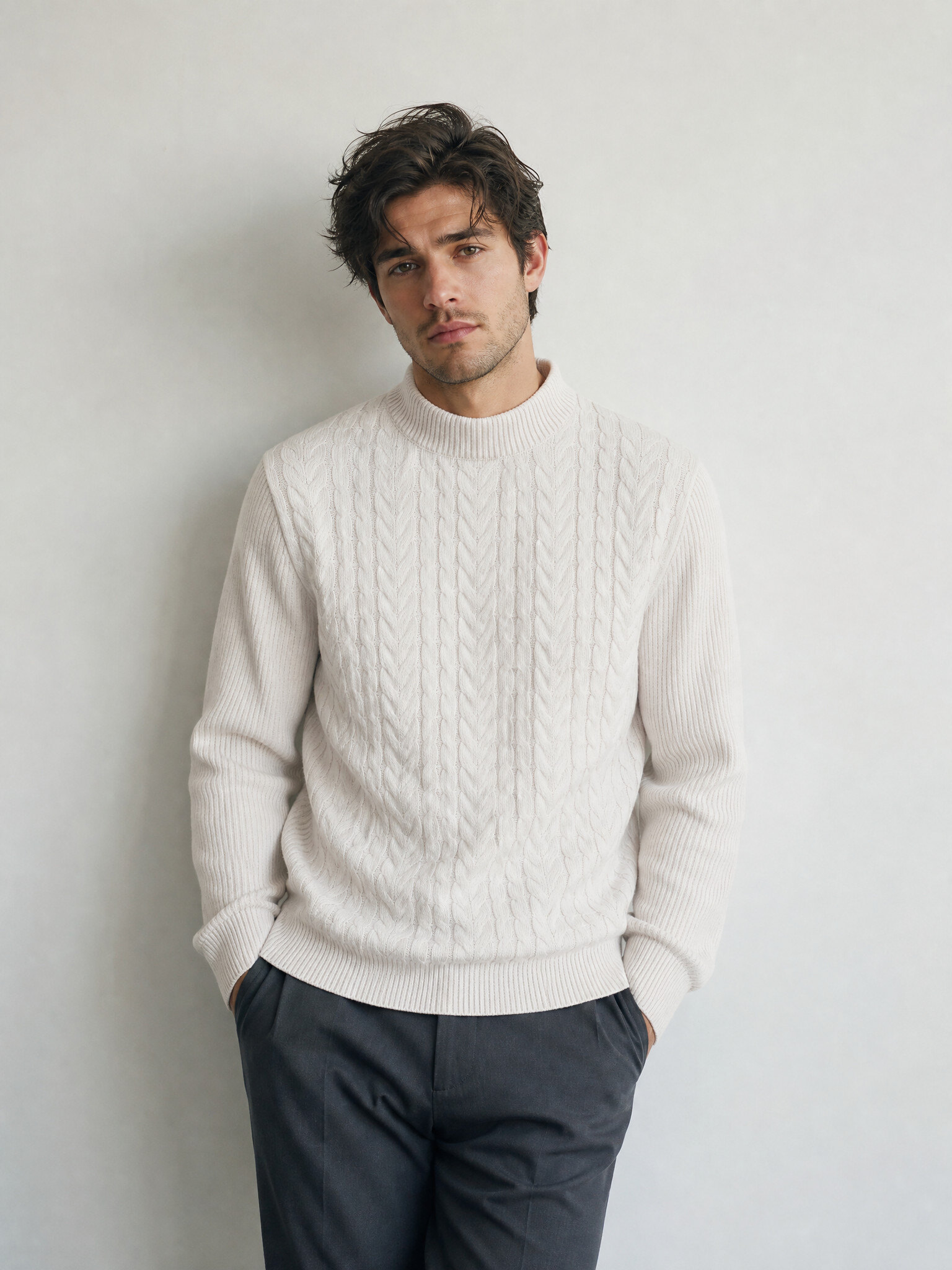Wholesaler KZR - Cable Knit Sweater