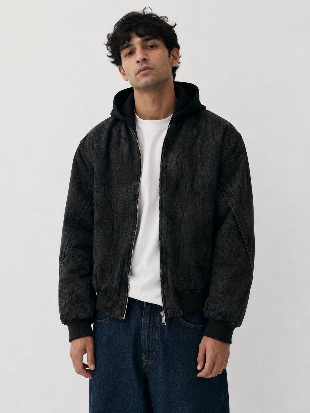 Grossiste KZR - Bomber Délavé Oversize