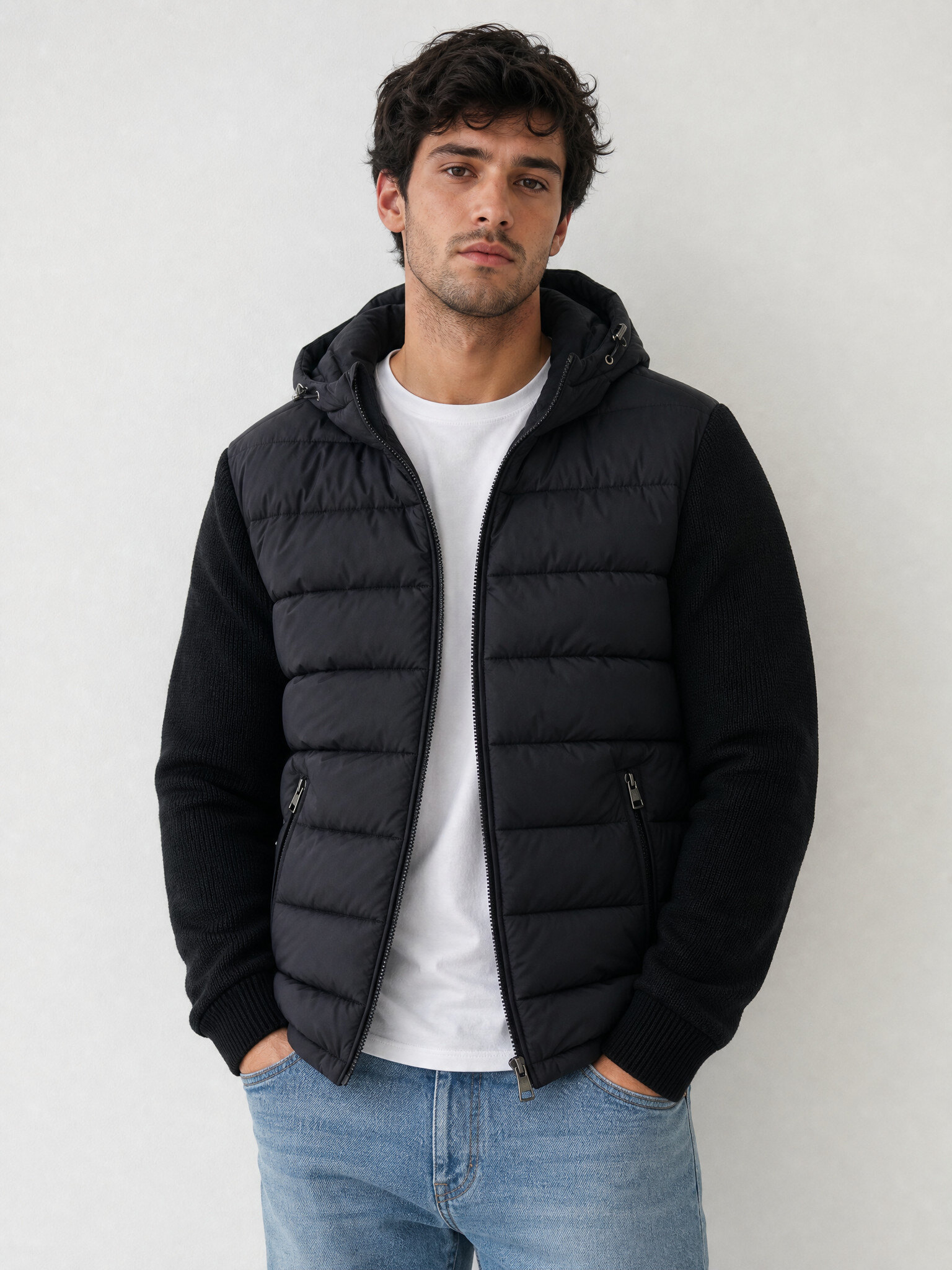 Grossiste KZR - Veste Hybride à Capuche