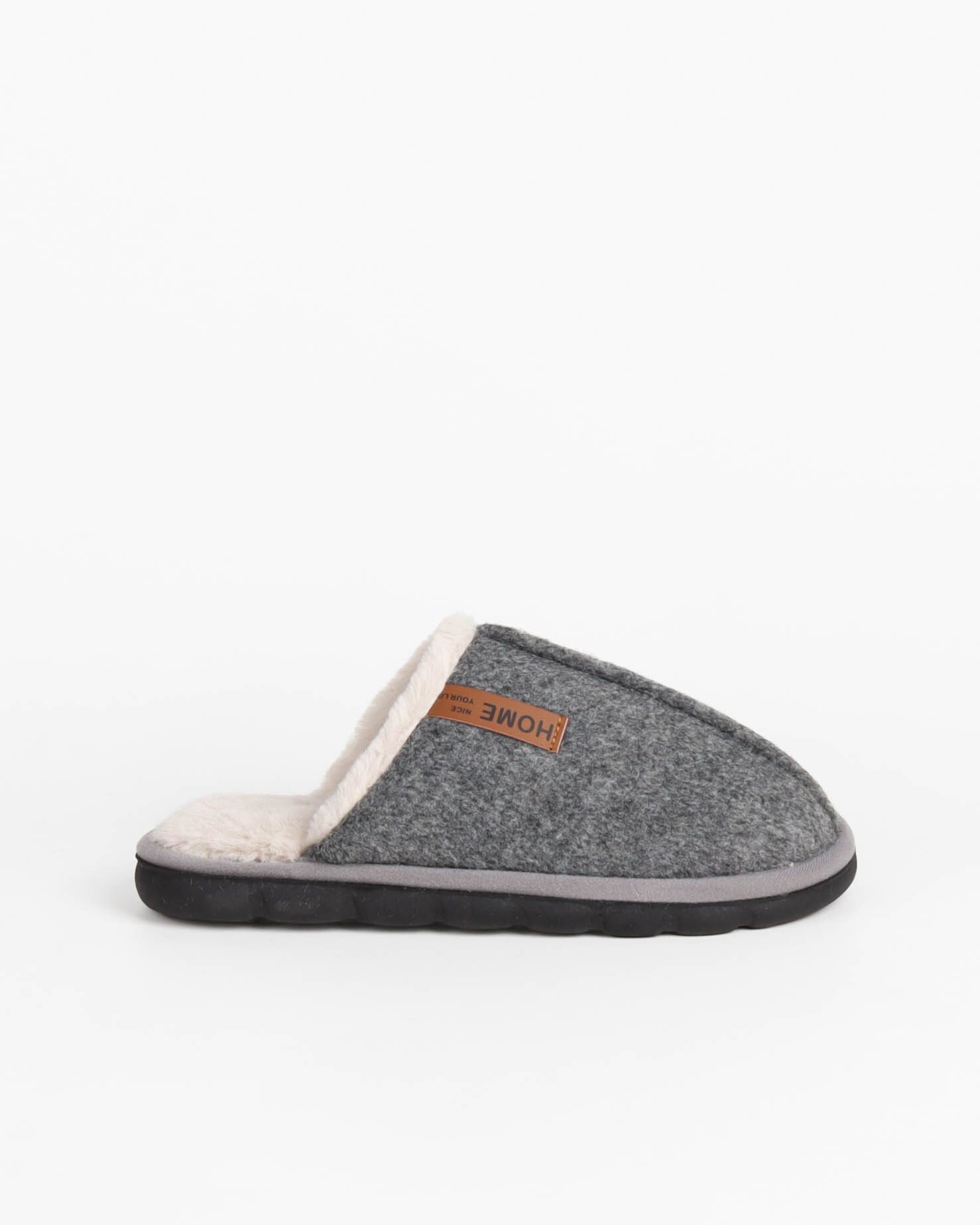 Wholesaler La Bottine souriante - Men's fleece-lined slippers