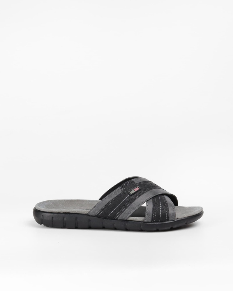 Wholesaler LBS collection - Men's mules with crossed straps