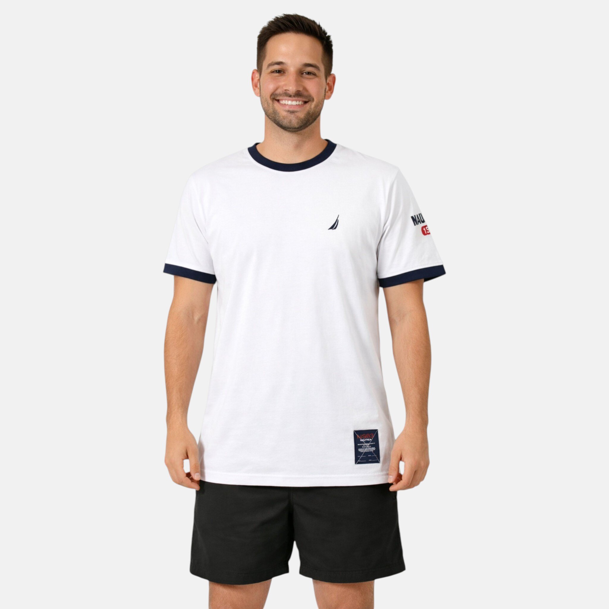 Großhändler Nautica - Nautica Herren T-Shirt mit kurzen Ärmeln von S bis XL