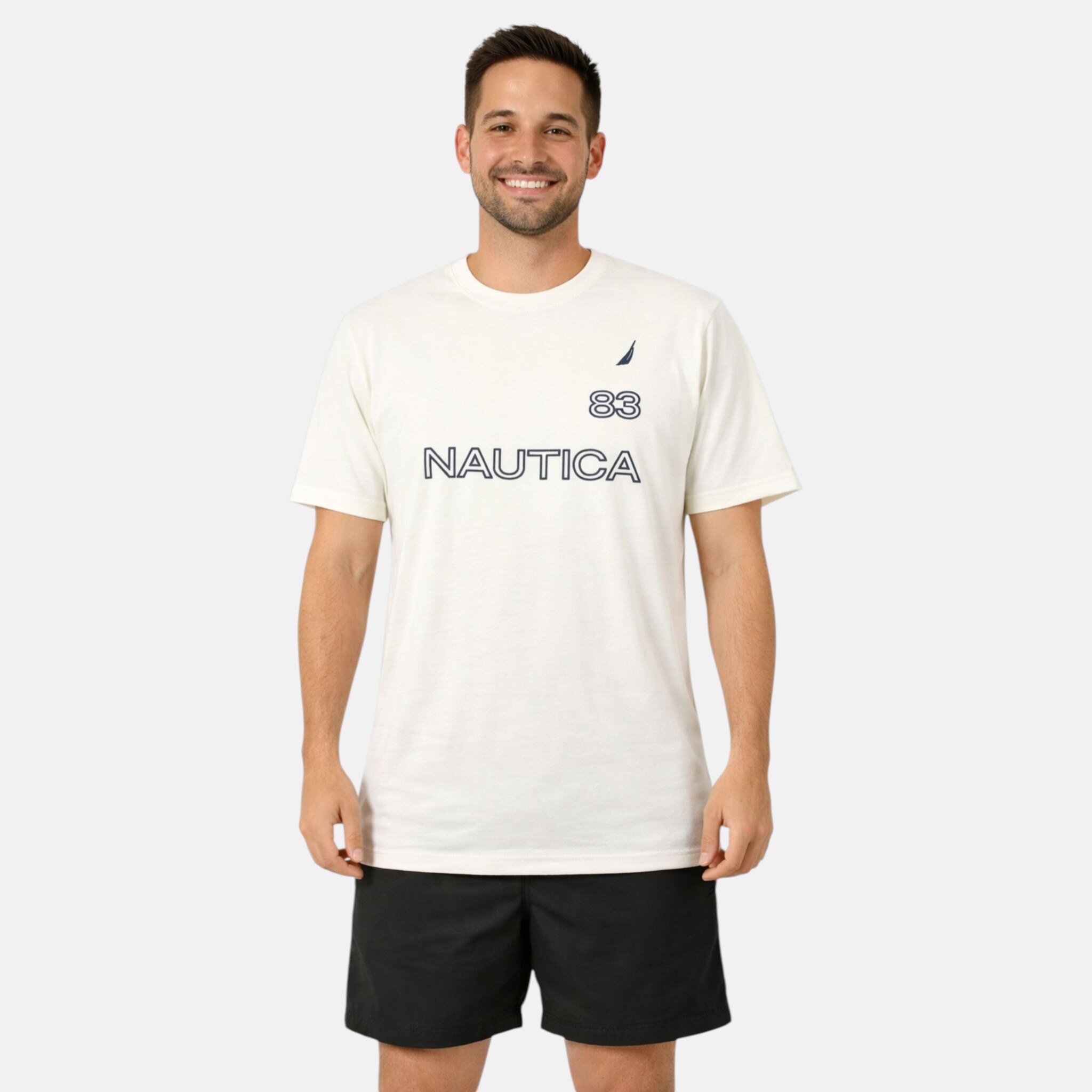 Großhändler Nautica - Nautica Herren T-Shirt mit kurzen Ärmeln von S bis XL