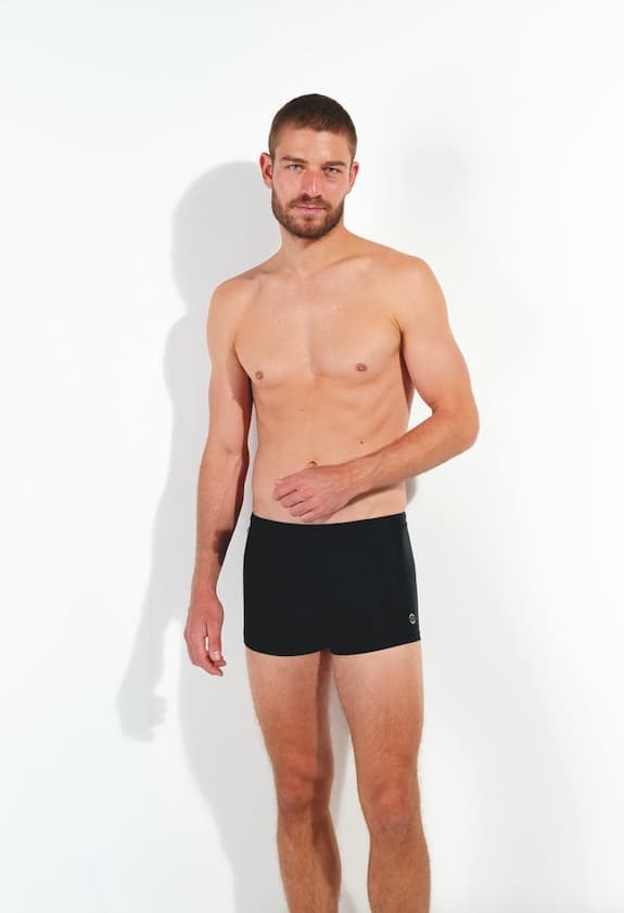 Wholesaler LEMON BAY by France Denim - Solid black swim trunks