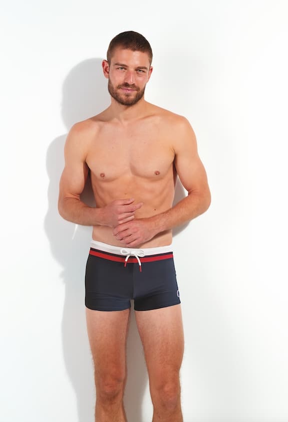 Großhändler LEMON BAY by France Denim - Bade-Boxershorts mit kontrastierendem Print