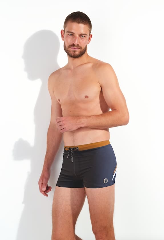 Großhändler LEMON BAY by France Denim - Bade-Boxershorts mit kontrastierenden Ausschnitt-Prints