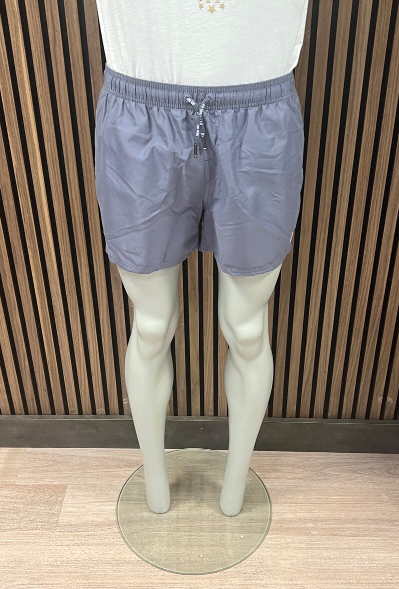 Wholesaler LEMON BAY by France Denim - Plain microfiber swim shorts
