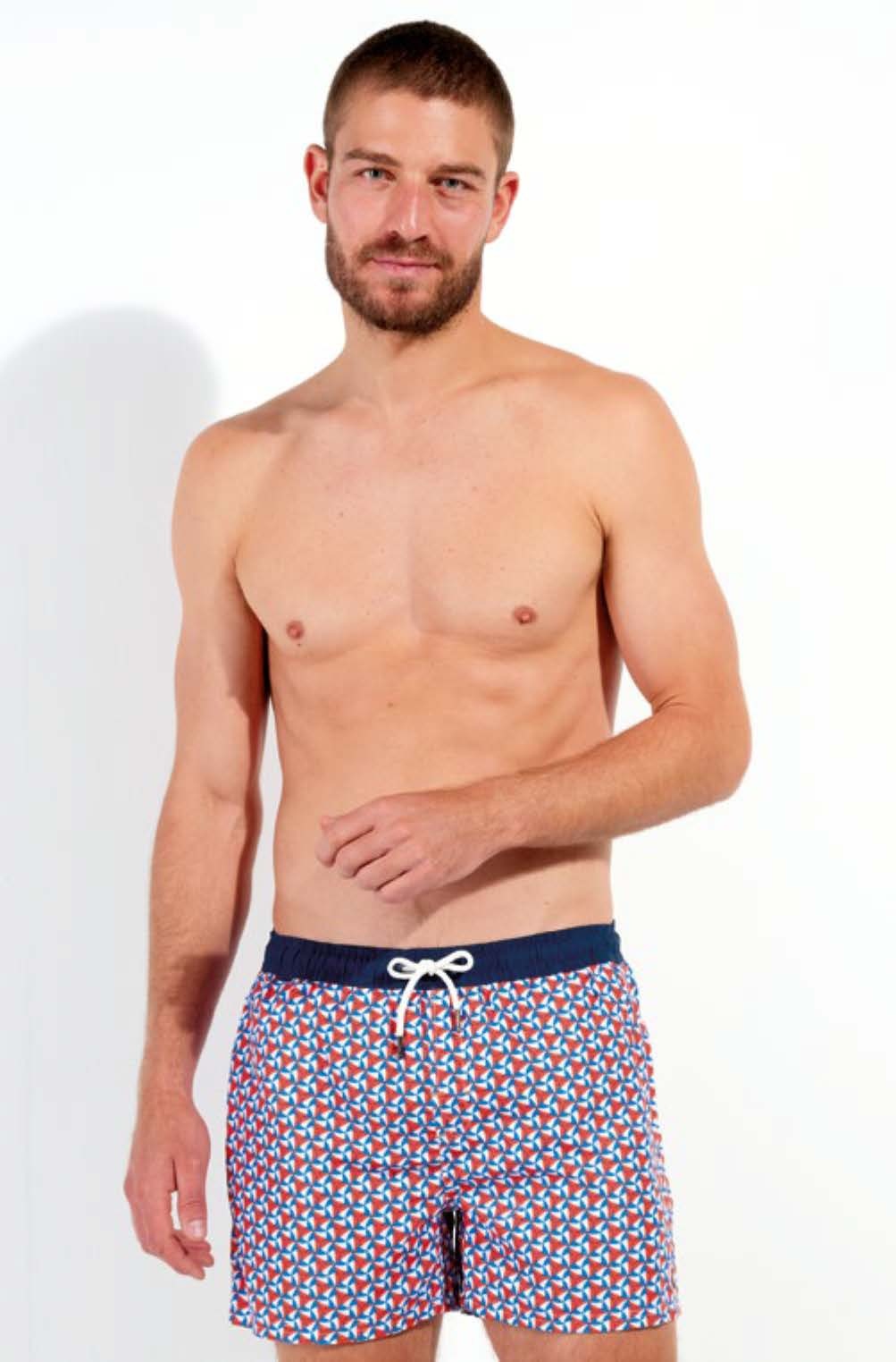 Wholesaler LEMON BAY by France Denim - Geometric bathing Short