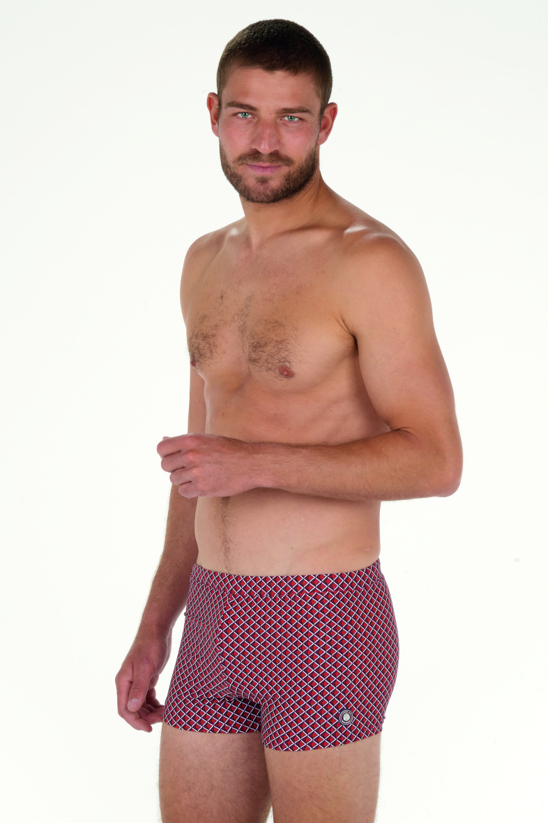 Wholesaler LEMON BAY by France Denim - Aop Diamond Swim Boxer