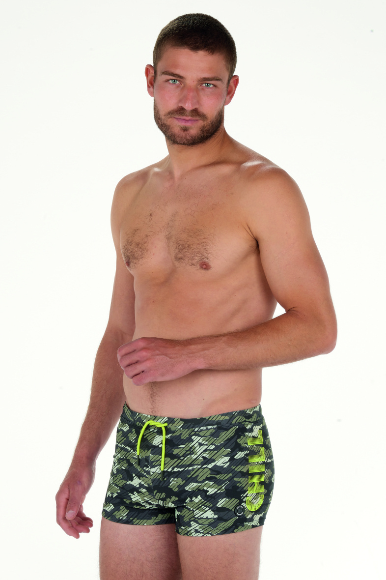 Großhändler LEMON BAY by France Denim - Aop Camo Chill Bade-Boxershorts