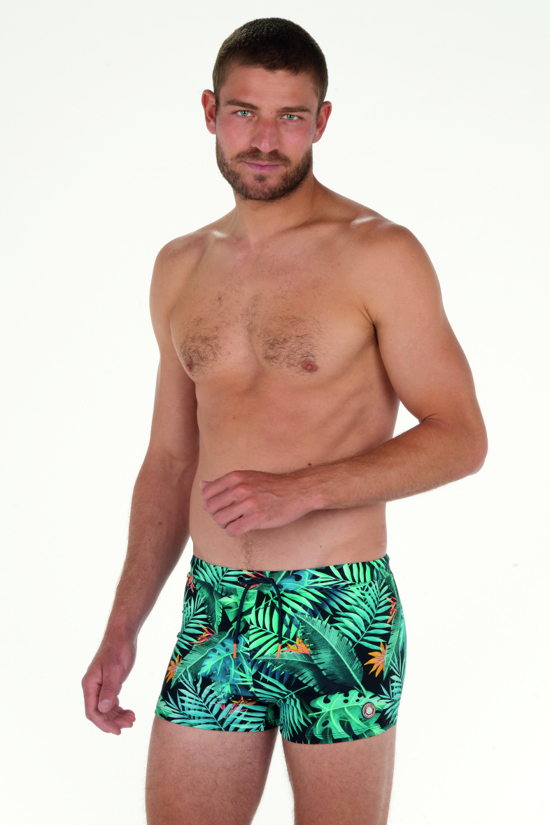 Wholesaler LEMON BAY by France Denim - Aop Jungle Swim Boxer