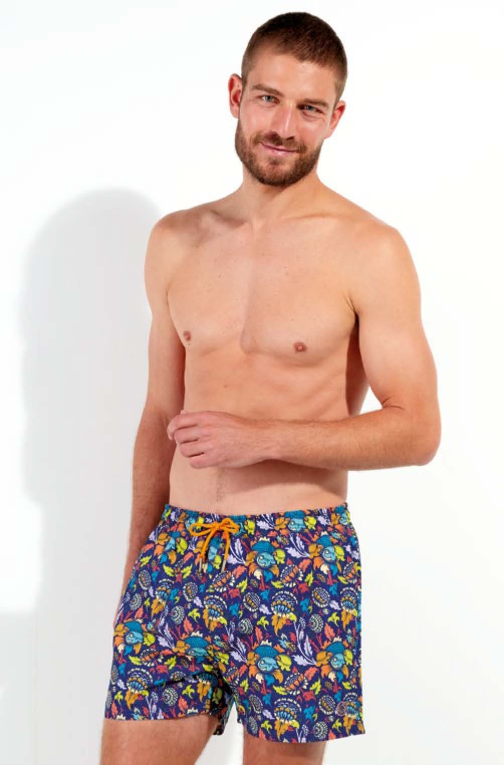 Wholesaler LEMON BAY by France Denim - Aop Wax Swim Shorts