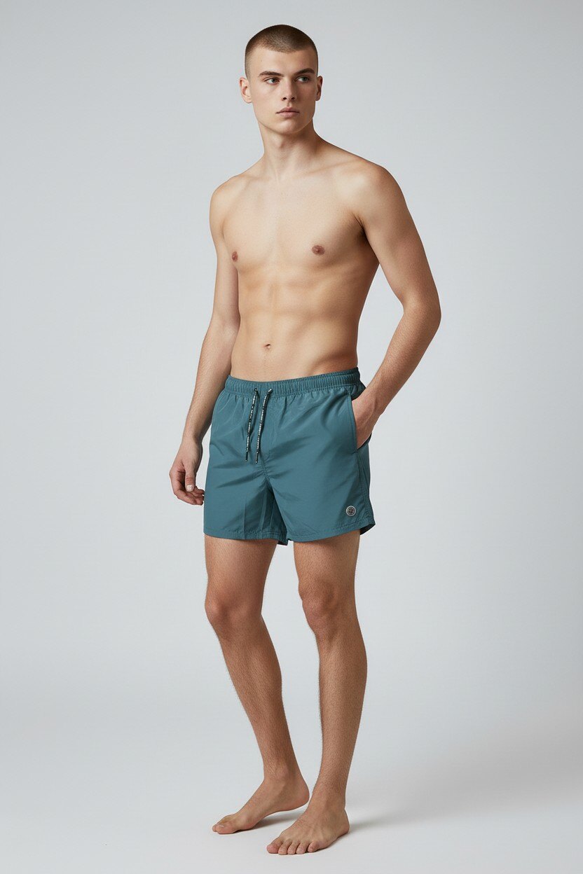 Grossiste LEMON BAY by France Denim - Boxer de bain MICROFIBRE uni
