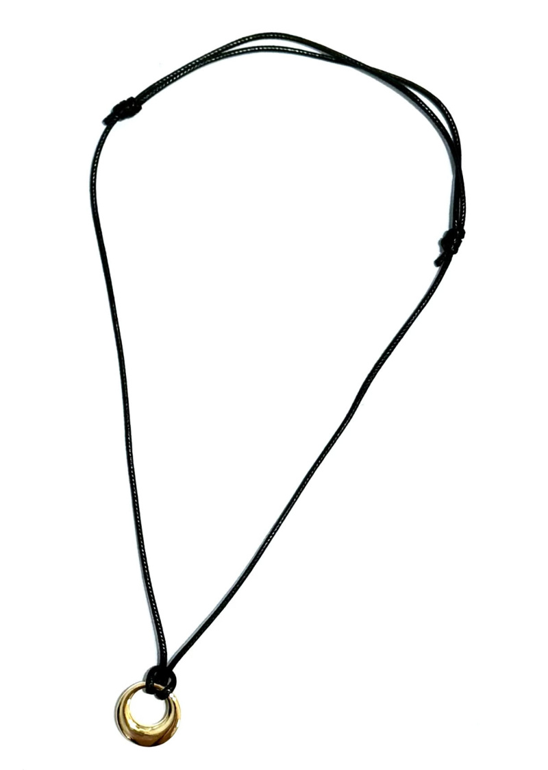 Wholesaler Les Précieuses - Clyde cord and stainless steel necklace