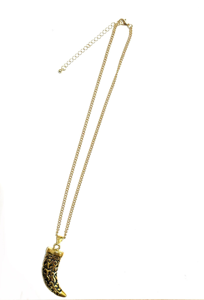Wholesaler Les Précieuses - Corna stainless steel and enamel necklace