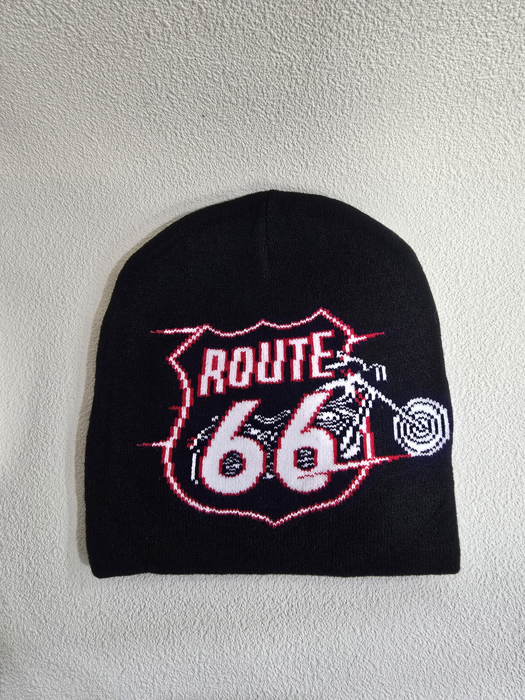 Grossiste LEXA PLUS - Bonnet simple à motifs Route 66 moto