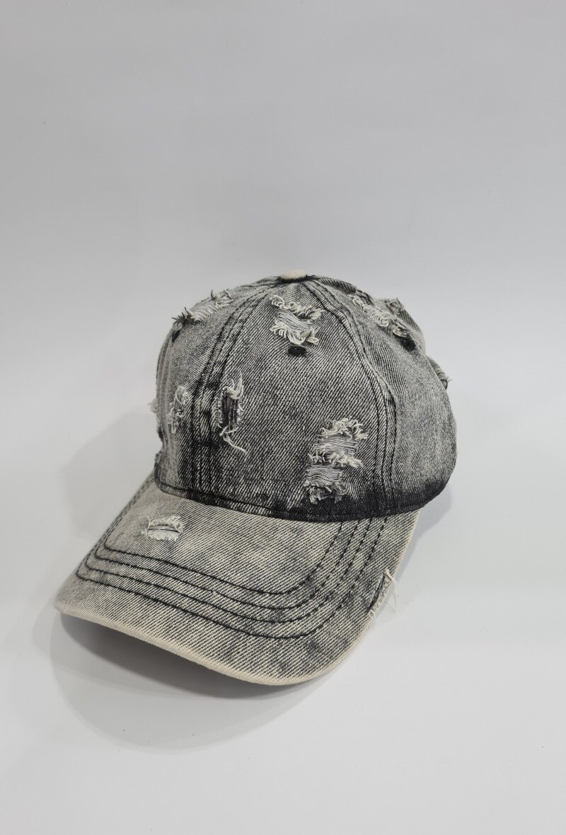 Wholesaler LEXA PLUS - Ripped jeans cap