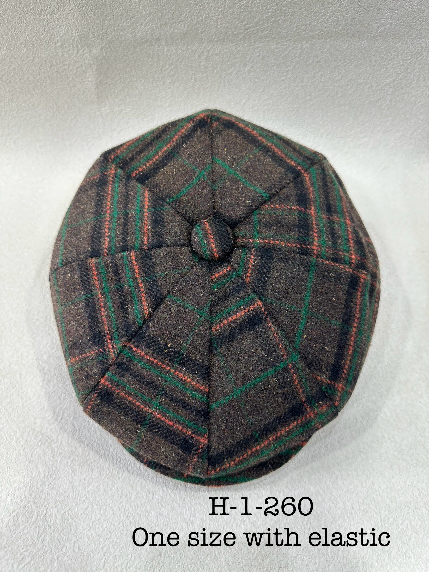 Grossiste LEXA PLUS - Casquette gavroche à carreaux