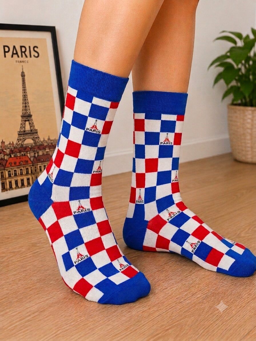 Wholesaler LEXA PLUS - Paris Pattern Socks