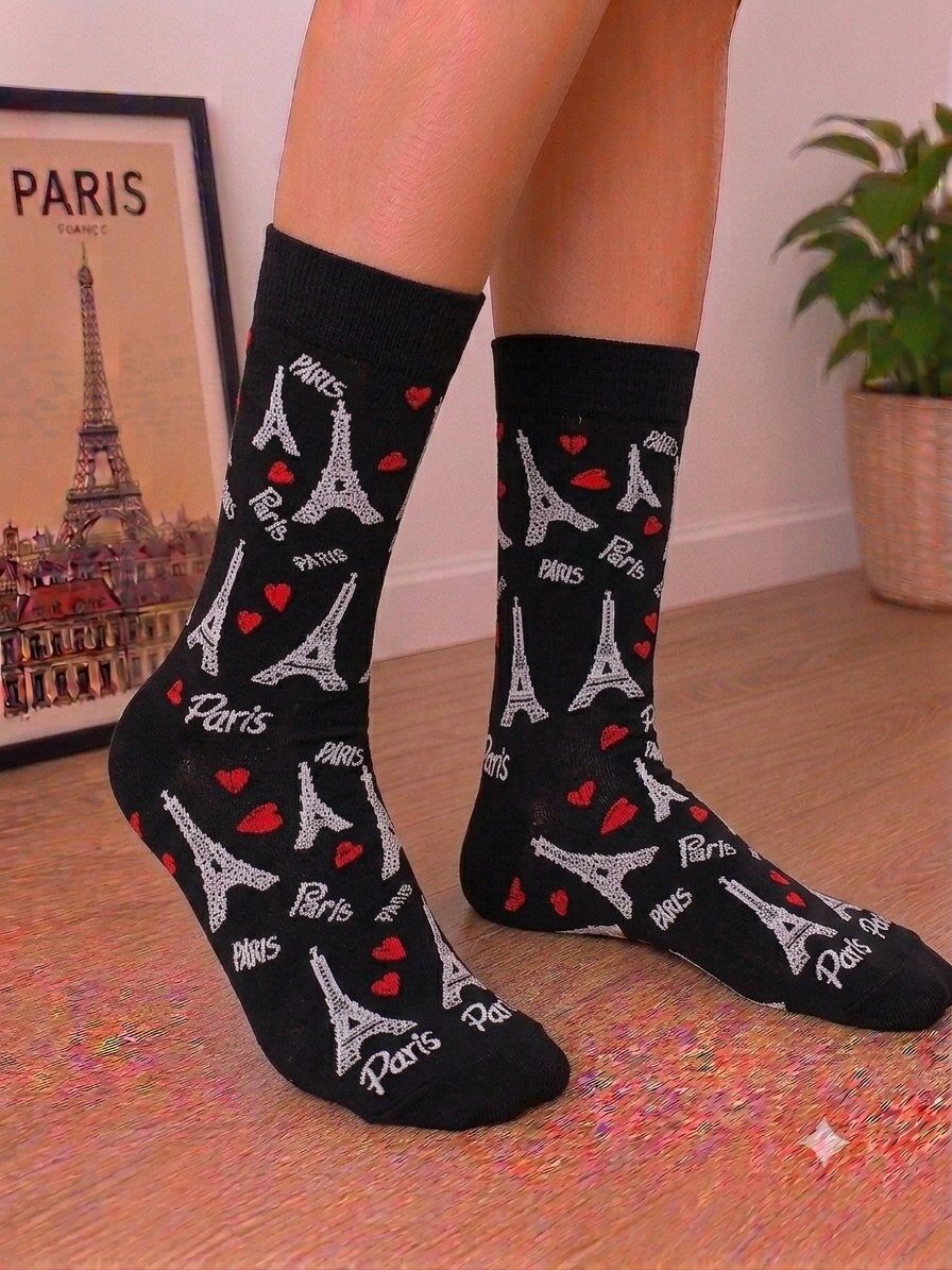 Wholesaler LEXA PLUS - Paris Pattern Socks