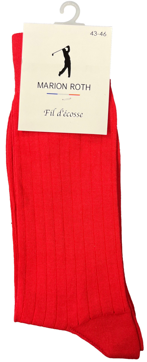 Grossiste LICENCE BRAND STOCKAGE - CHAUSSETTES RIB FIL D'ÉCOSSE COLORÉES